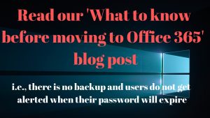 what should i know before doing an office 365 migration setup