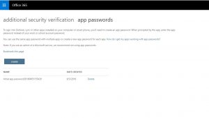 Create App Password